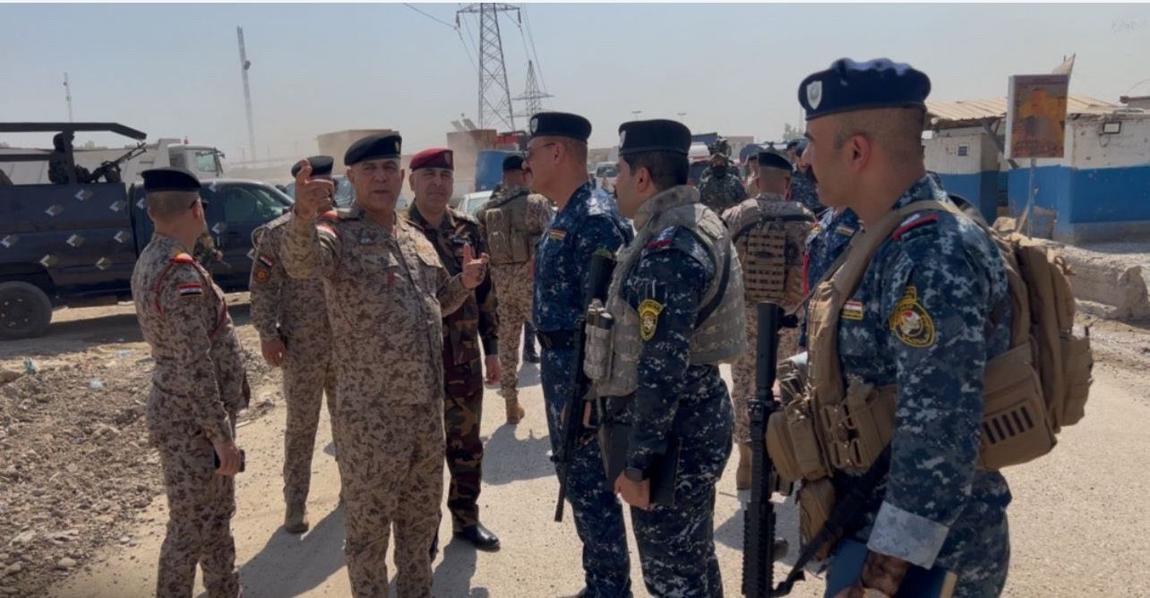عمليات بغداد تعلن حصيلة العملية   في حي البساتين