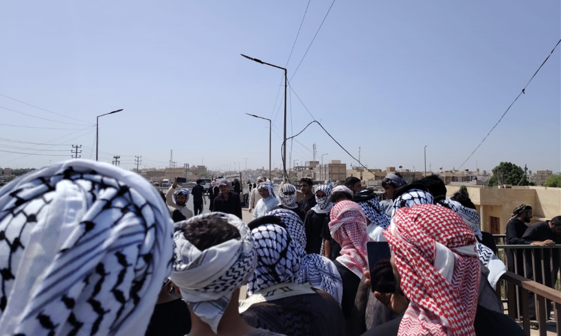 تظاهرات في ميسان احتجاجًا على شح المياه