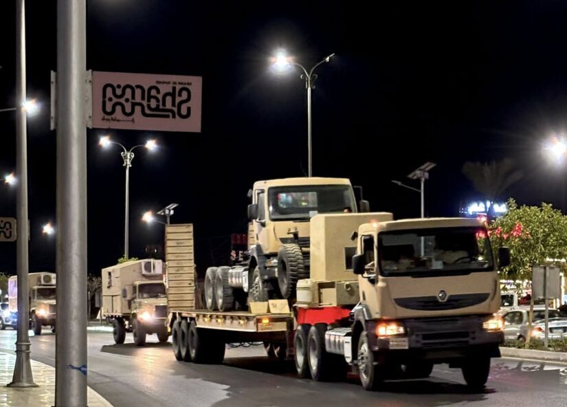 الدفاع الجوي الروسي في شوارع شرم الشيخ لتأمين قمة السلام