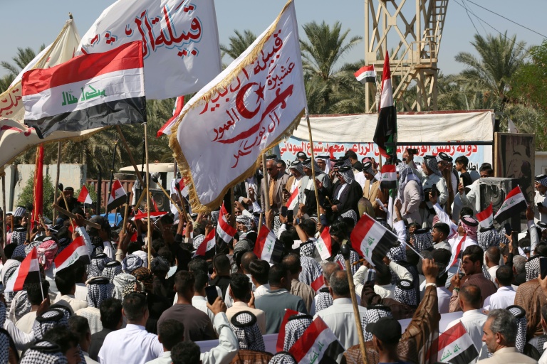 مزارعون عراقيون يحتجون على تقليص أراضيهم الزراعية وسط الجفاف